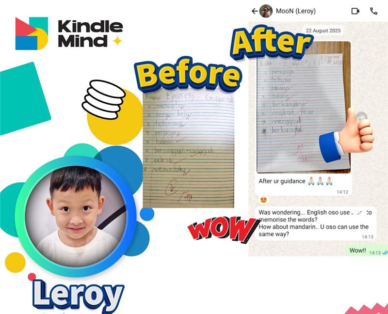 Leroy — WOW vocabulary result at Kindle Mind